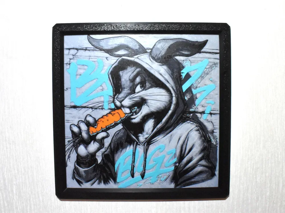 Urban Bugs Bunny Hueforge by Chris B HueForge model: Urban Bugs Bunny Hueforge by Chris B