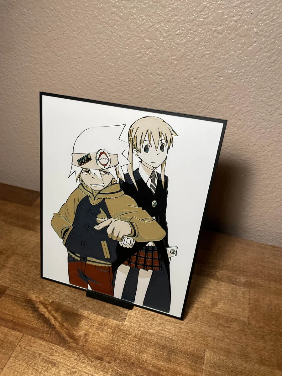 Soul and Maka - Soul Eater by Cloudy Nostalgia HueForge model: Soul and Maka - Soul Eater by Cloudy Nostalgia