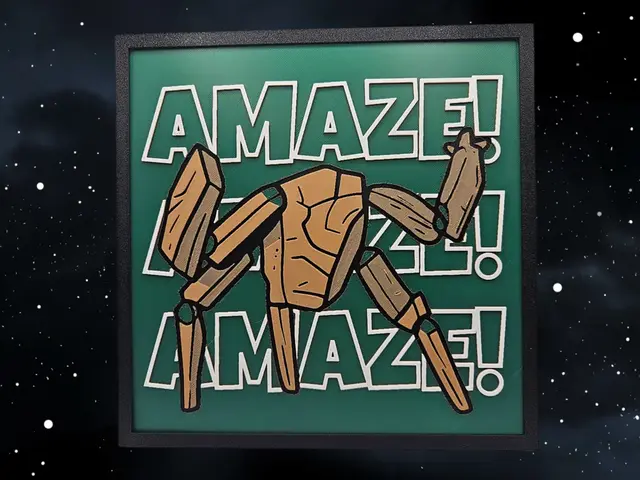 HueForge model: Rocky is AMAZE! AMAZE! AMAZE! (Project Hail Mary) by BusyKikiBee