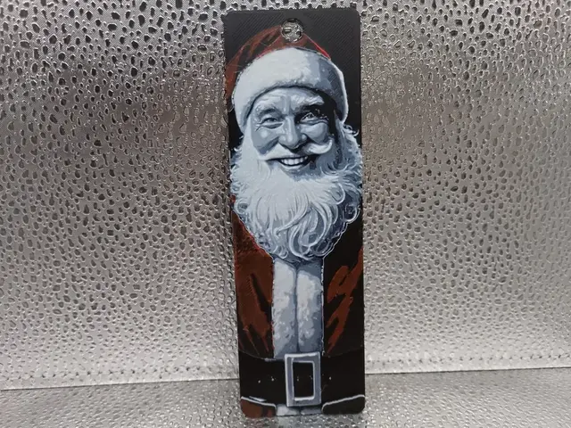 HueForge model: Father Christmas Hueforge Bookmark by Borishotch Industries