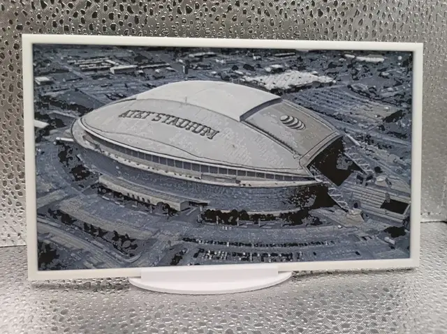 HueForge model: Dallas Cowboys – AT&T Stadium Hueforge Artwork by Borishotch Industries