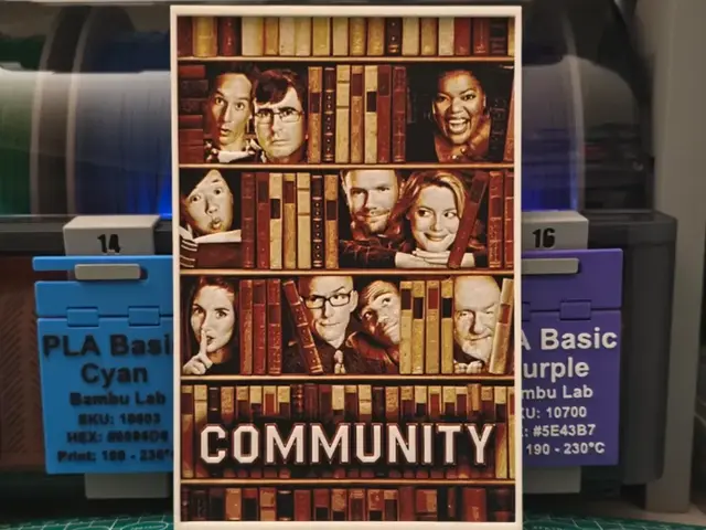 HueForge model: Community Poster - Hueforge Art by Lumpy3D