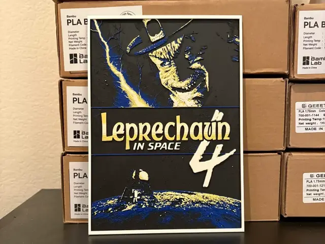 HueForge model: Leprechaun 4: In Space Hueforge by Estiv