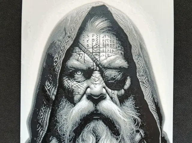 HueForge model: Odin HueForge by fD.667