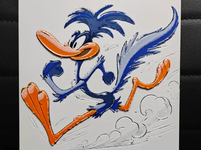 HueForge model: Road Runner Beep Beep Looney Tunes by TheHueforgeLady