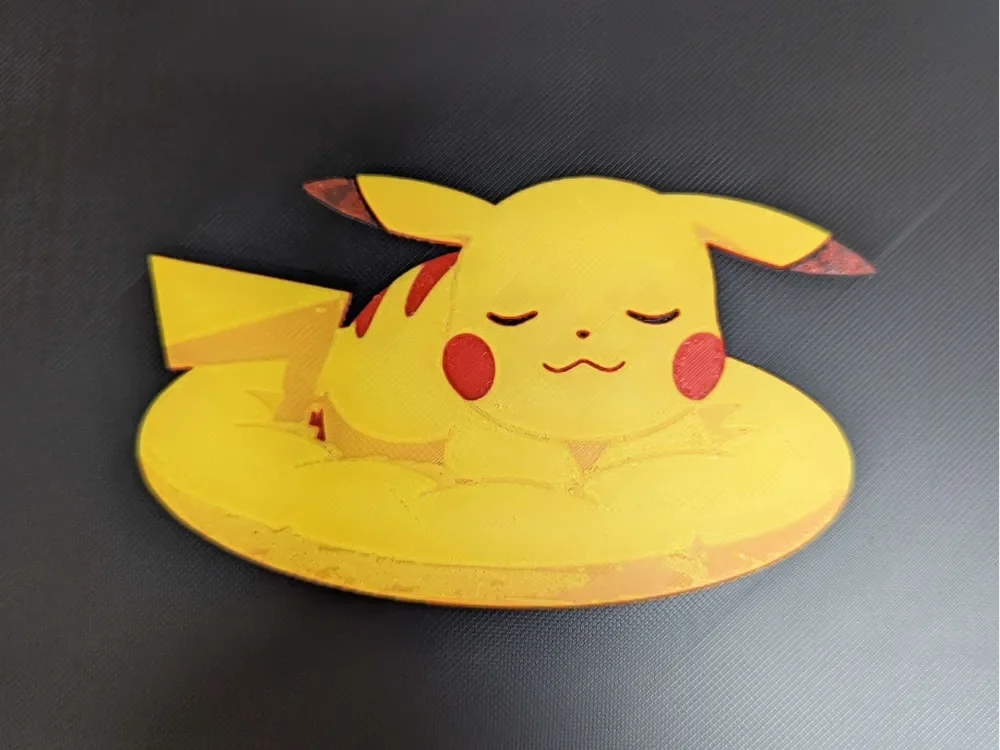 hueforge pikachu v6 by ZombiePaint3D HueForge model: hueforge pikachu v6 by ZombiePaint3D