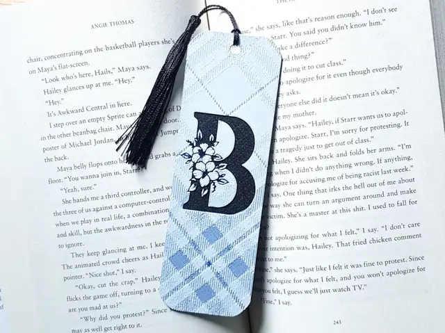 HueForge model: Monogram B Bookmark. Hueforge by Dame Jo