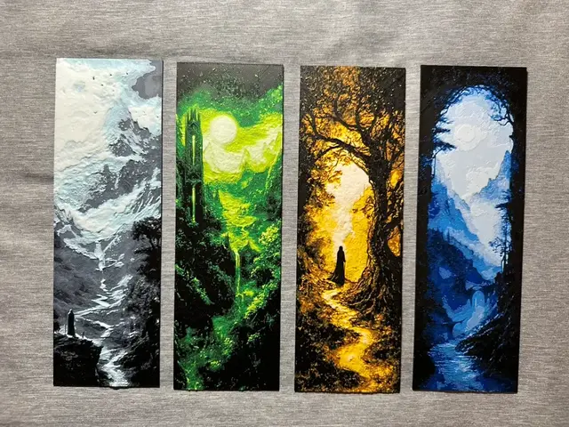 HueForge model: Fantasy Hueforge Bookmark Set by Hey Ben