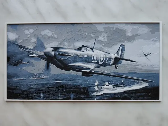 HueForge model: Supermarine Spitfire Mk.Vc - Hueforge by BeaN