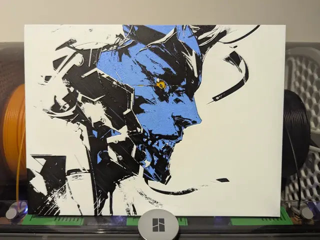 HueForge model: Raiden Hueforge - Metal Gear Rising Revengence by Razel