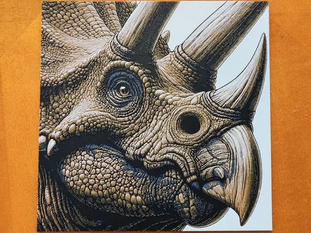 HueForge model: Triceratops - Dinosaur - Hueforge by Sarge