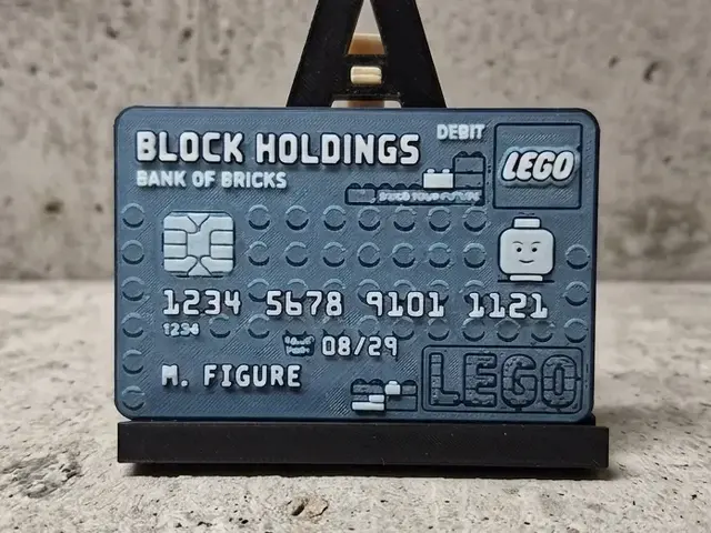 HueForge model: Bank of Bricks Card by LED
