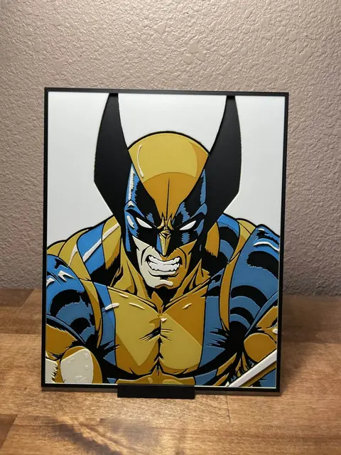 HueForge model: Wolverine by Cloudy Nostalgia