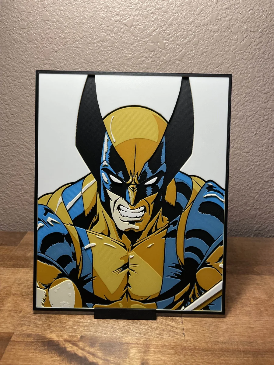 Wolverine by Cloudy Nostalgia HueForge model: Wolverine by Cloudy Nostalgia