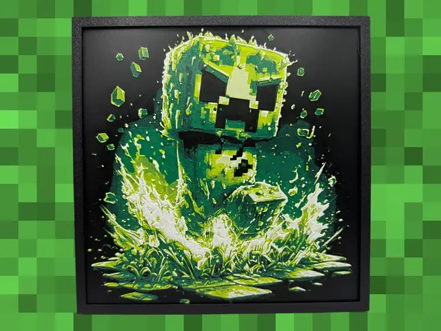 HueForge model: Minecraft - Creeper by Canadian Gamer