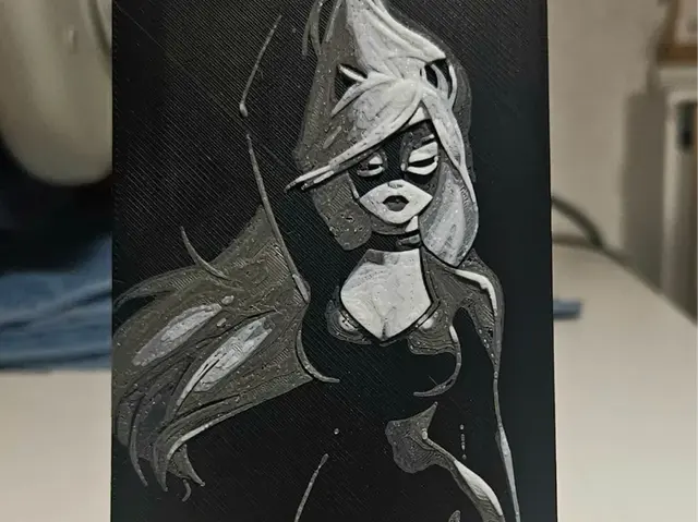 HueForge model: Cat Woman Steip by Mano's 3d_Art
