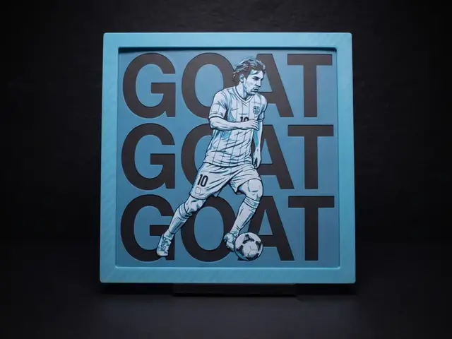 HueForge model: Messi Goat - 3 Colour Hueforge by LED