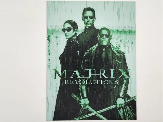 HueForge model: Matrix revolutions alternative poster - hueforge by Altf4-Formation