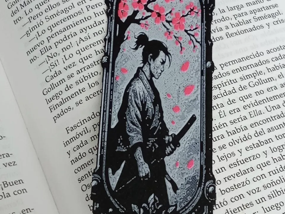 Bookmark Samurai Spirit by FYTY112 HueForge model: Bookmark Samurai Spirit by FYTY112