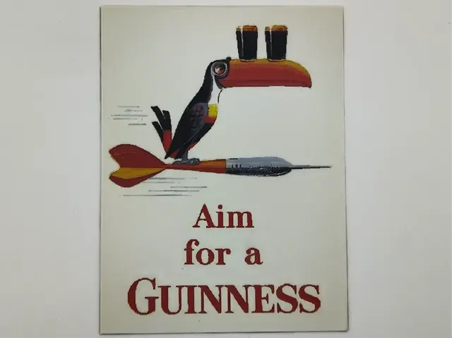 HueForge model: Guinness advertising poster - Aim for - hueforge by Altf4-Formation