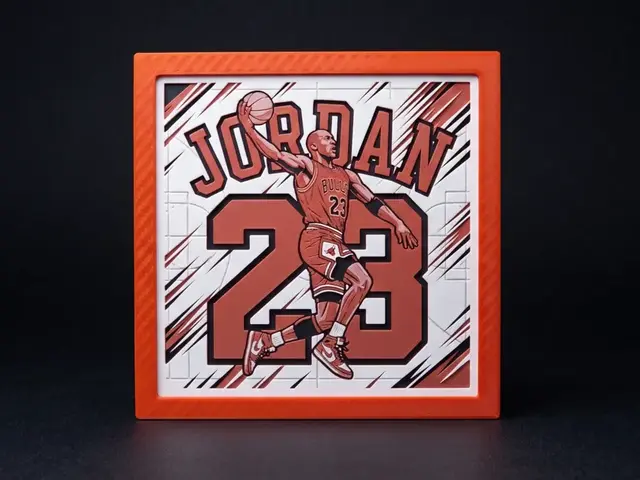 Jordan 23 - Hueforge Wall Art