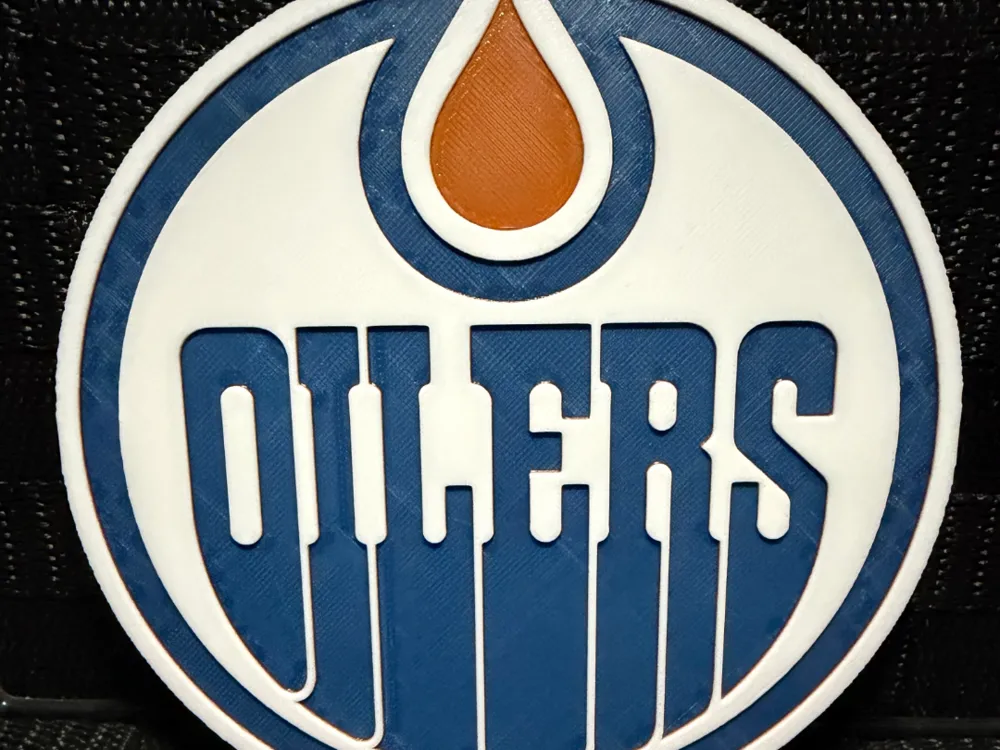 Edmonton Oilers Logo - Hueforge by JoDau HueForge model: Edmonton Oilers Logo - Hueforge by JoDau