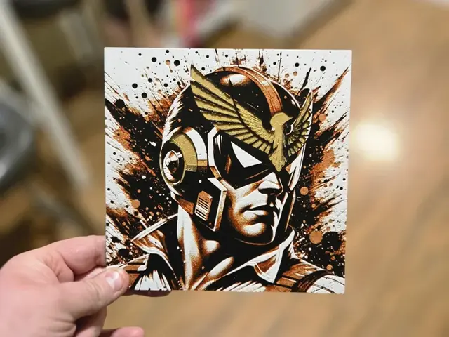 HueForge model: Graffiti Captain Falcon Hueforge by 3Ree Printing