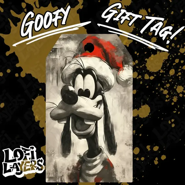 HueForge model: Goofy Gift Tag Hueforge by LoFi Layers