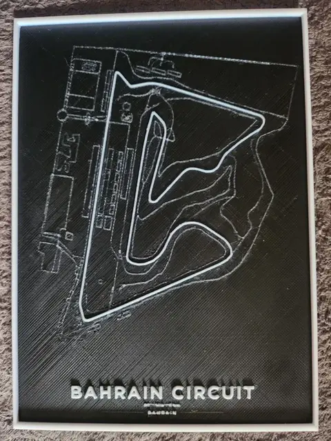 Bahrain Circuit F1 - HueForge