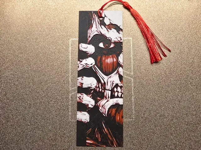 HueForge model: Attack on Titan Bookmark by 3D-Mentiel