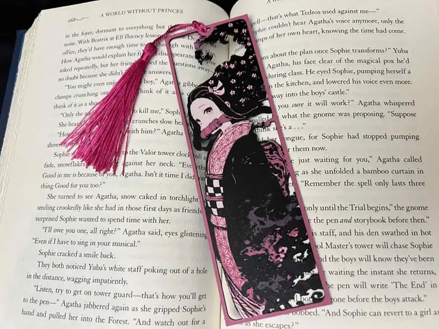 HueForge model: Nezuko Framed Cutout, Demon Slayer Bookmark by 3djd