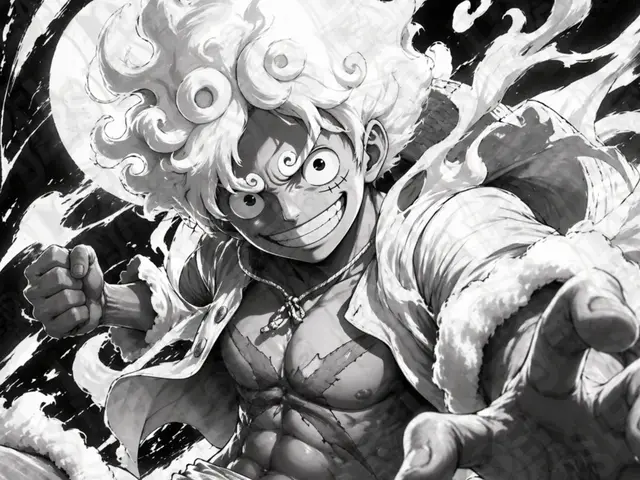 HueForge model: Monkey D. Luffy Gear 5 Hueforge by LoFi Layers