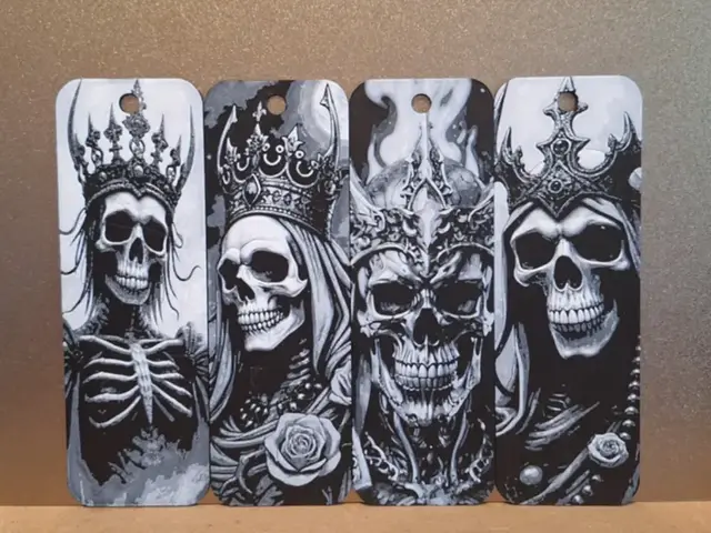 HueForge model: Skull queens - Bookmarks - 2 colour by 3dGlow
