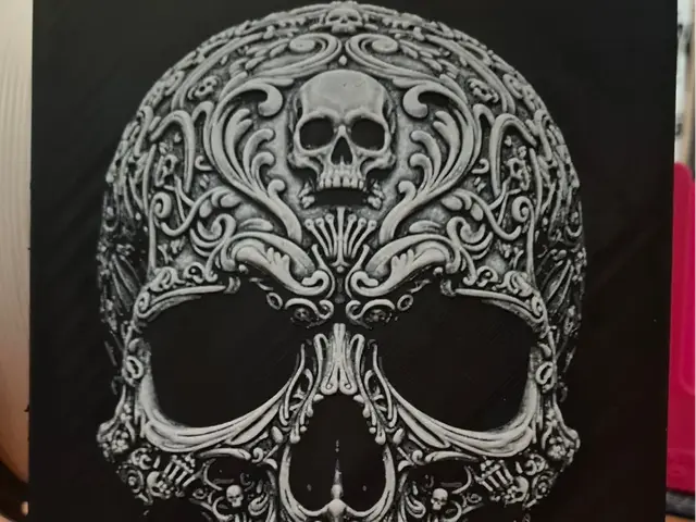 HueForge model: skull pattern hueforge by Buntsta
