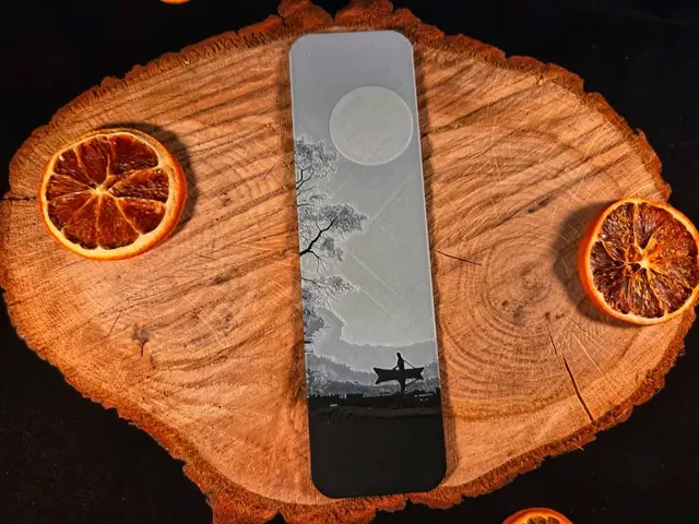 HueForge model: Drifting into Silence bookmark by EternalDesigns3D