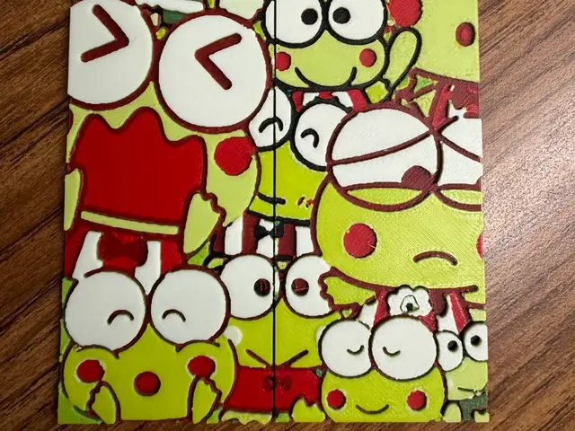 HueForge model: Sanrio Keroppi - Bookmark Set by 3djd