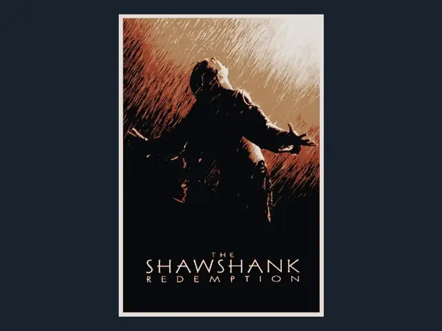 HueForge model: The Shawshank Redemption (Movie Poster - HueForge) by HugheCraft