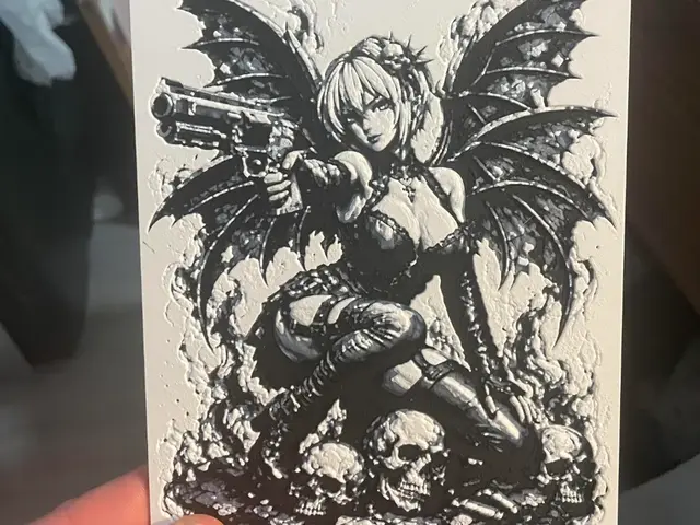 HueForge model: Fairy with a Gun Hueforge by Advancedtechworldwide