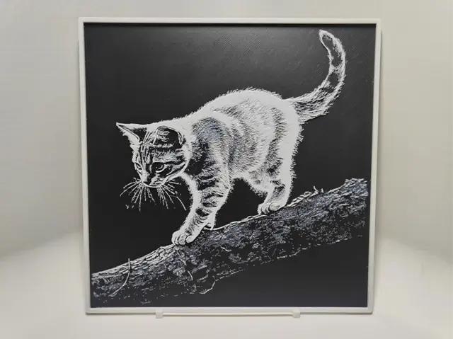 HueForge model: Cat - Hueforge by BeaN