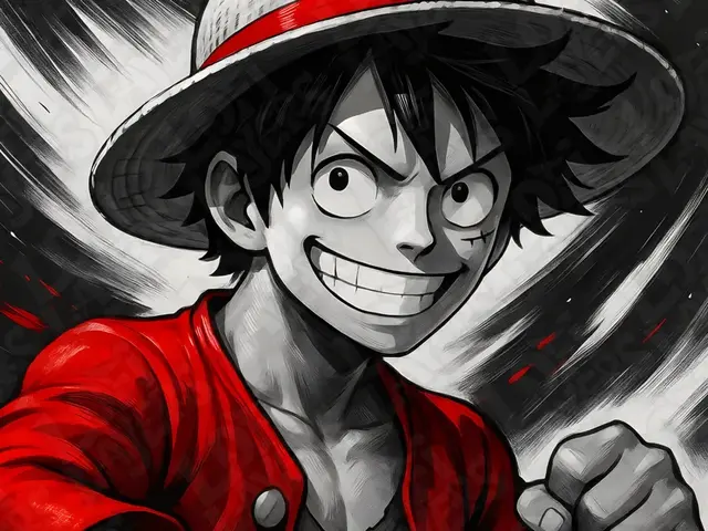 HueForge model: Monkey D. Luffy Hueforge Print by LoFi Layers