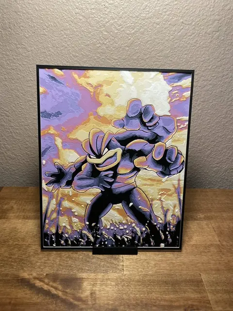 HueForge model: Dark Machamp by Cloudy Nostalgia