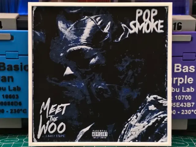 HueForge model: Pop Smoke "Meet the Woo" Album - Hueforge Art by Lumpy3D