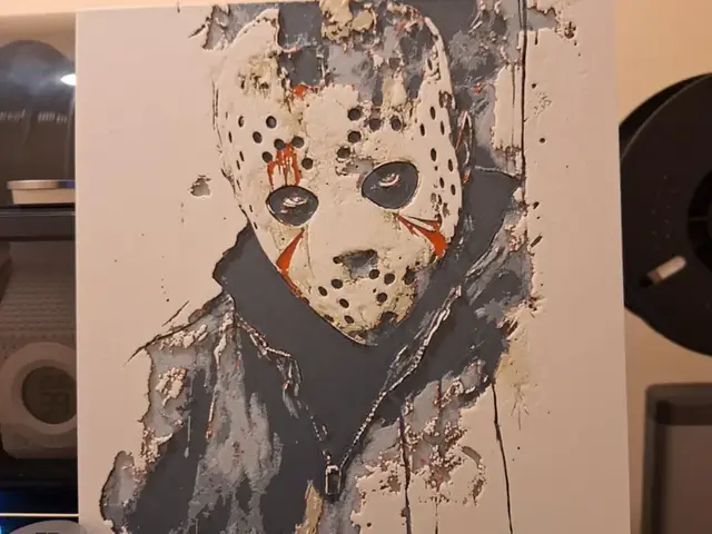 HueForge model: Jason Voorhees - friday the 13th movies by 3dGlow