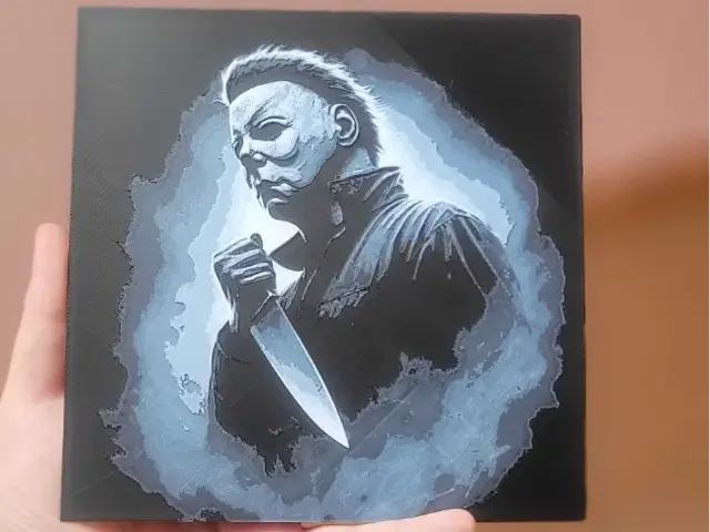 HueForge model: Michael Myers by Poly3D