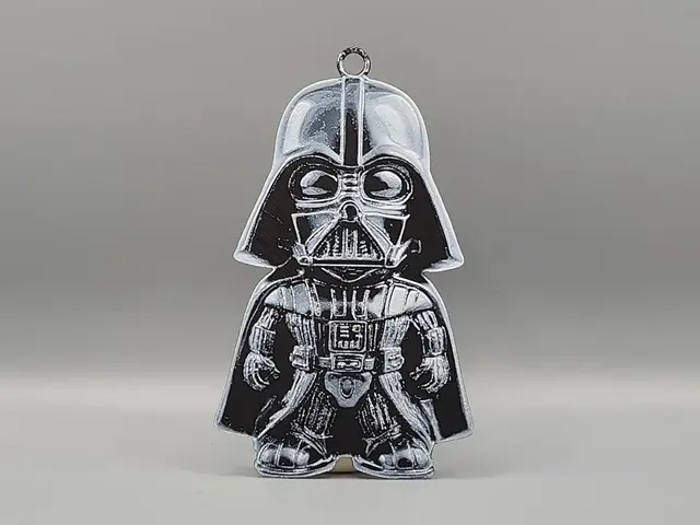 HueForge model: Darth Vader Christmas Tree Ornament Decoration by Sarge