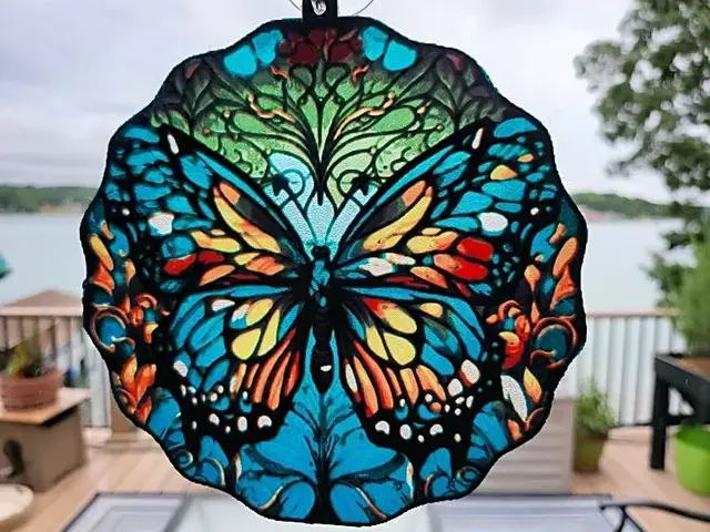 HueForge model: HueForge Stained Glass Butterfly 3 by tlavedas