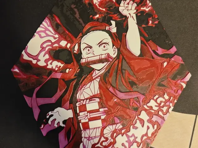 HueForge model: Hueforge Nezuko (Demon Slayer) Honeycomb Mode by JGz3DMaker