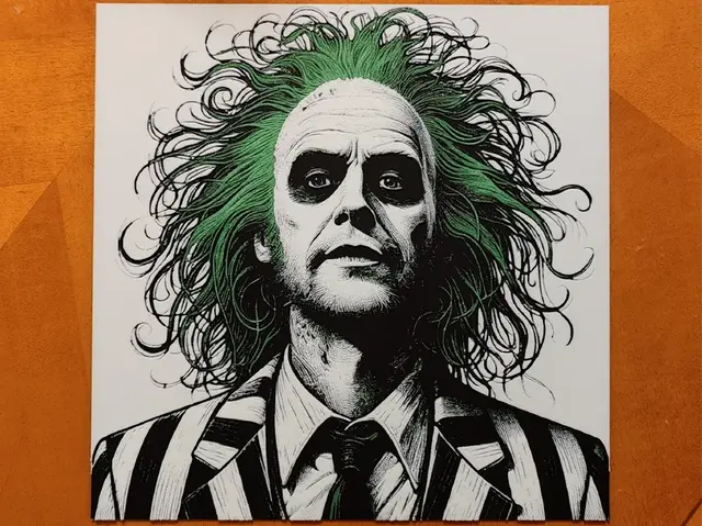 HueForge model: Beetlejuice - Michael Keaton - Hueforge by Sarge