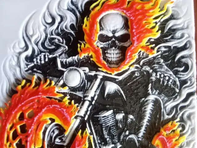 HueForge model: The Ghost Rider by 3Dprintsbar