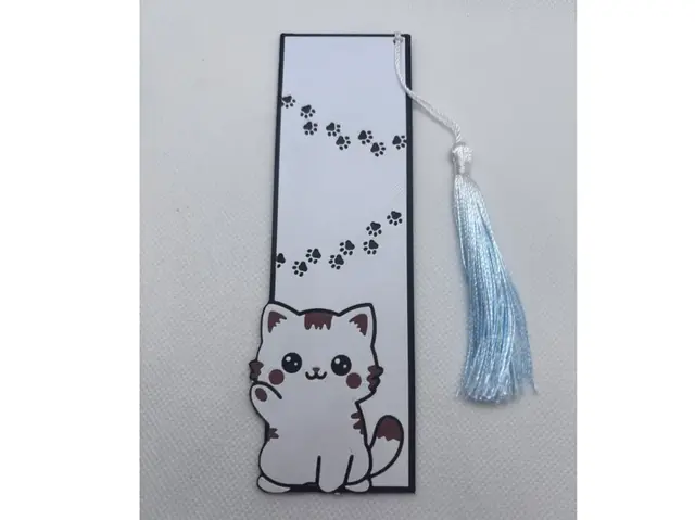 HueForge model: Cute Cat Bookmark by EDesign